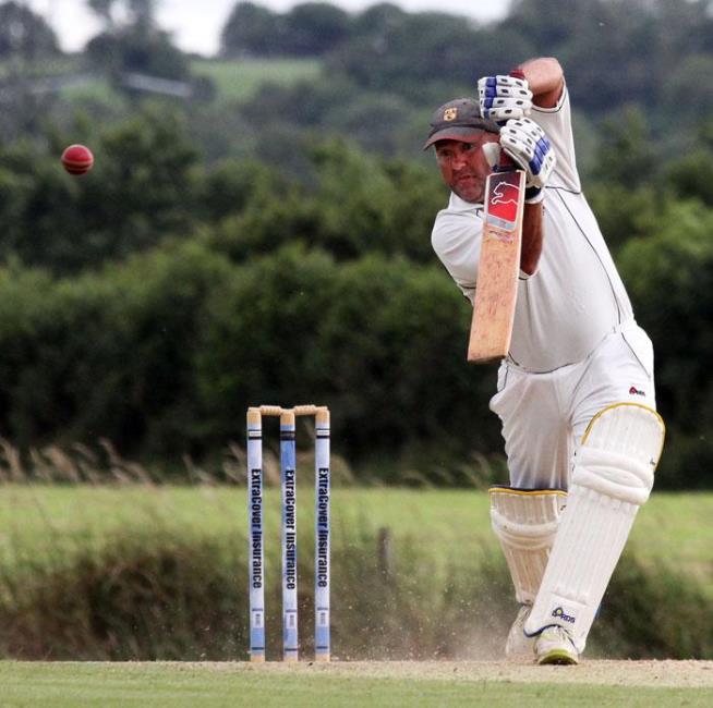 Simon Wood (Carew 2nds)  -classy 86 not out for Welsh Senior international